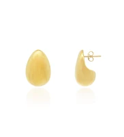 The Lovery Chubby Gold Teardrop Earrings 14K Gold