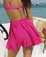 Cupshe Women's Hot Pink Ruffled Flare Shorts