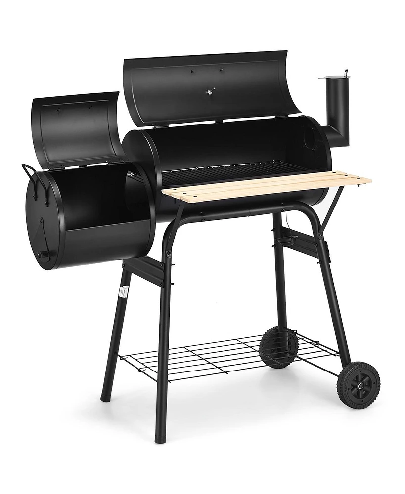 Sugift Outdoor Bbq Grill Barbecue Pit Patio Cooker