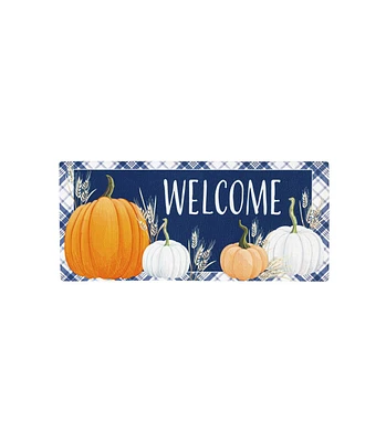 Evergreen Plaid Pumpkins Sassafras Switch Mat
