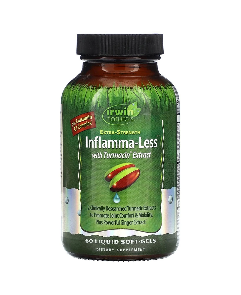 Irwin Naturals Inflamma-Less With Turmacin Extract Extra-Strength - 60 Liquid Soft