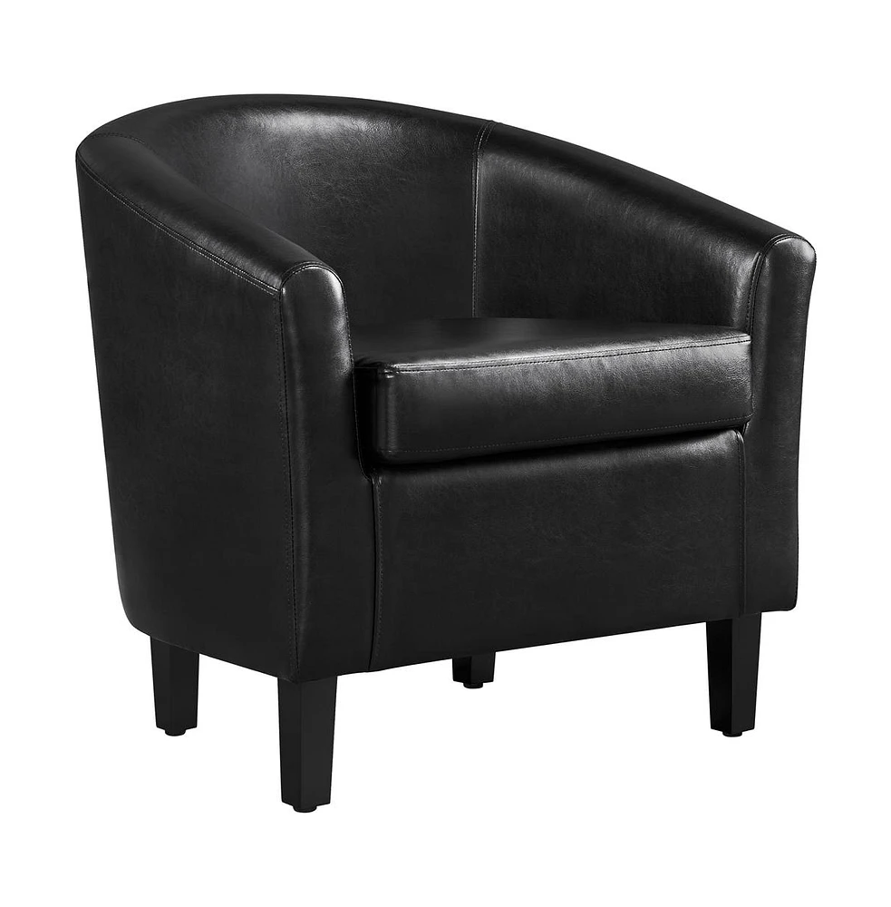 Yaheetech Faux Leather Accent Chair