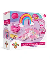 Geoffrey's Toy Box Diy Rainbow Confetti Station Sparkle Maker Kit