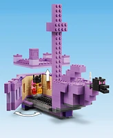 Lego Minecraft The Ender Dragon and End Ship Video Game Toy 21264, 657 Pieces