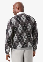 KingSize Big & Tall V-Neck Argyle Sweater