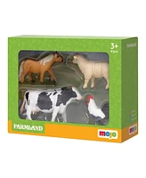 Mojo Farmland Animals Box Set - Set of 4