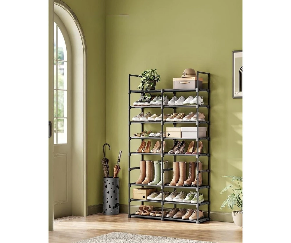 Slickblue Spacious Large Shoe Rack for Organized and Convenient Footwear Storage