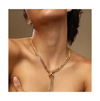 Sohi Women's The Ballchain Lariat Necklace