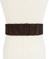 Michael Kors Women's Wide Calf Hair Leather Belt