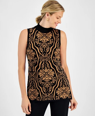 Jm Collection Petite Baroque Tank Top, Created for Macy's