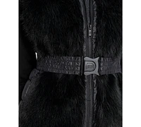 Dkny Women's Faux-Fur-Trim Sleeveless Vest