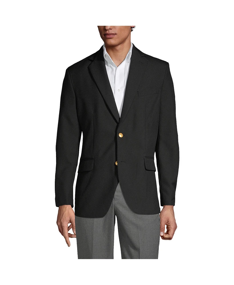 Lands' End Men's School Uniform Hopsack Blazer