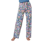 Hue Women's Romantic Floral Long Pajama Pants