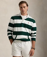 Polo Ralph Lauren Men's Striped Fleece Rugby Sweatshirt