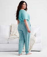 State of Day Printed Jogger Pajama Pants Xs-3X, Created for Macy's