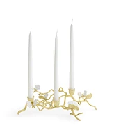 Michael Aram Butterfly Ginkgo Gold Low Candleholders