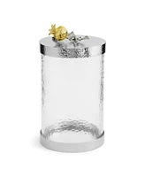 Michael Aram Pomegranate Silver and Gold Canister