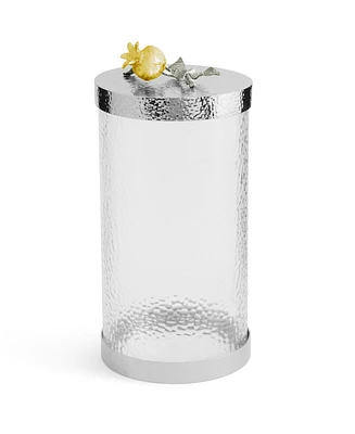 Michael Aram Pomegranate Silver and Gold Large Canister, 5.31" x 5.31"
