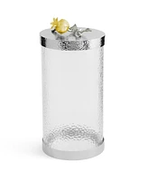Michael Aram Pomegranate Silver and Gold Large Canister, 5.31" x 5.31"