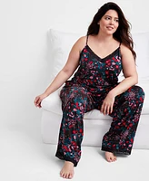 State of Day Women's Lace-Trim Camisole Pajama Set, Xs-3X, Created for Macy's