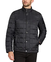 Sam Edelman Men's Box-Quilted Full-Zip Puffer Jacket