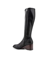 Aerosoles Women's Angela Tall Wedge Boots