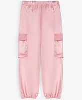 Epic Threads Little & Big Girls Satin Cargo Joggers, Exclusively at Macy's