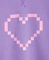 Epic Threads Little & Big Girls Pixel Heart Crewneck Dress, Created for Macy's