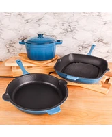 BergHOFF Neo 4pc Cast Iron Cookware Set, Pan