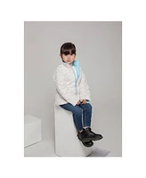 Rokka&Rolla Girls Reversible Sherpa Fleece Puffer Jacket