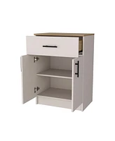 Fm Furniture Cope kitchen Pantry in melamine with 2 doors and 1 drawer