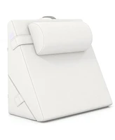 Sugift 3 Pieces Bed Wedge Pillow Set with Air Memory Foam