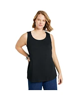 June + Vie Women's Scoopneck One Only Tank Top