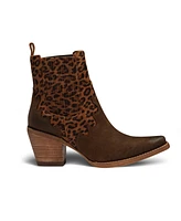 Buck & Brana Montana Fashion Western Leather Booties By