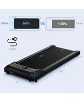 Costway Walking Pad Under Desk Treadmill with Remote Control