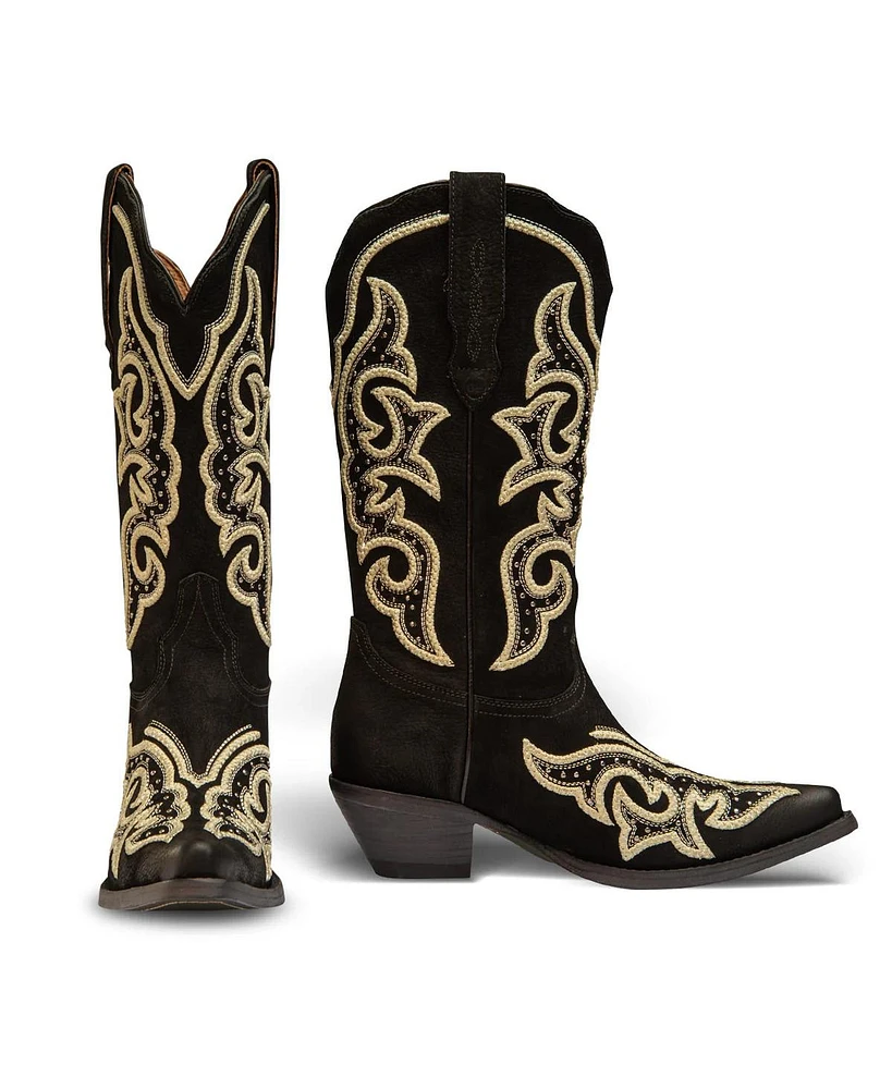 Buck & Brana Ginger Luxury Western Leather Boots By