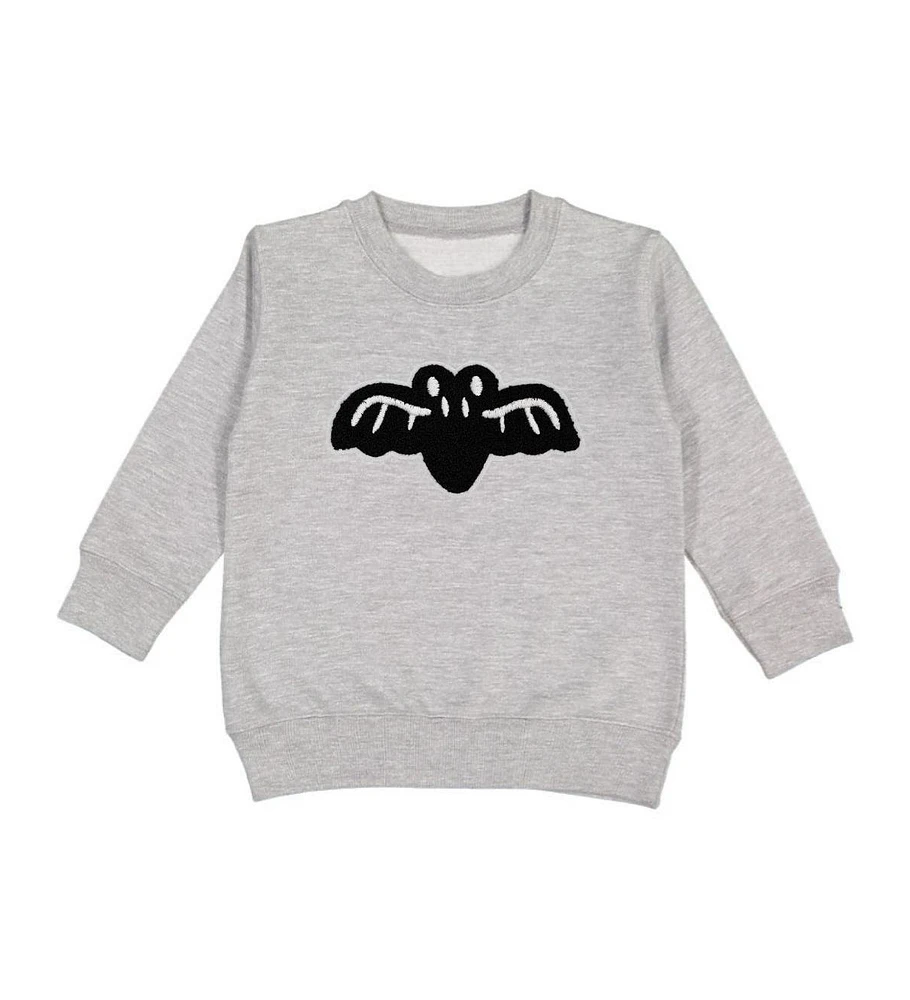 Sweet Wink Toddler Boys Bat Patch Halloween Sweatshirt