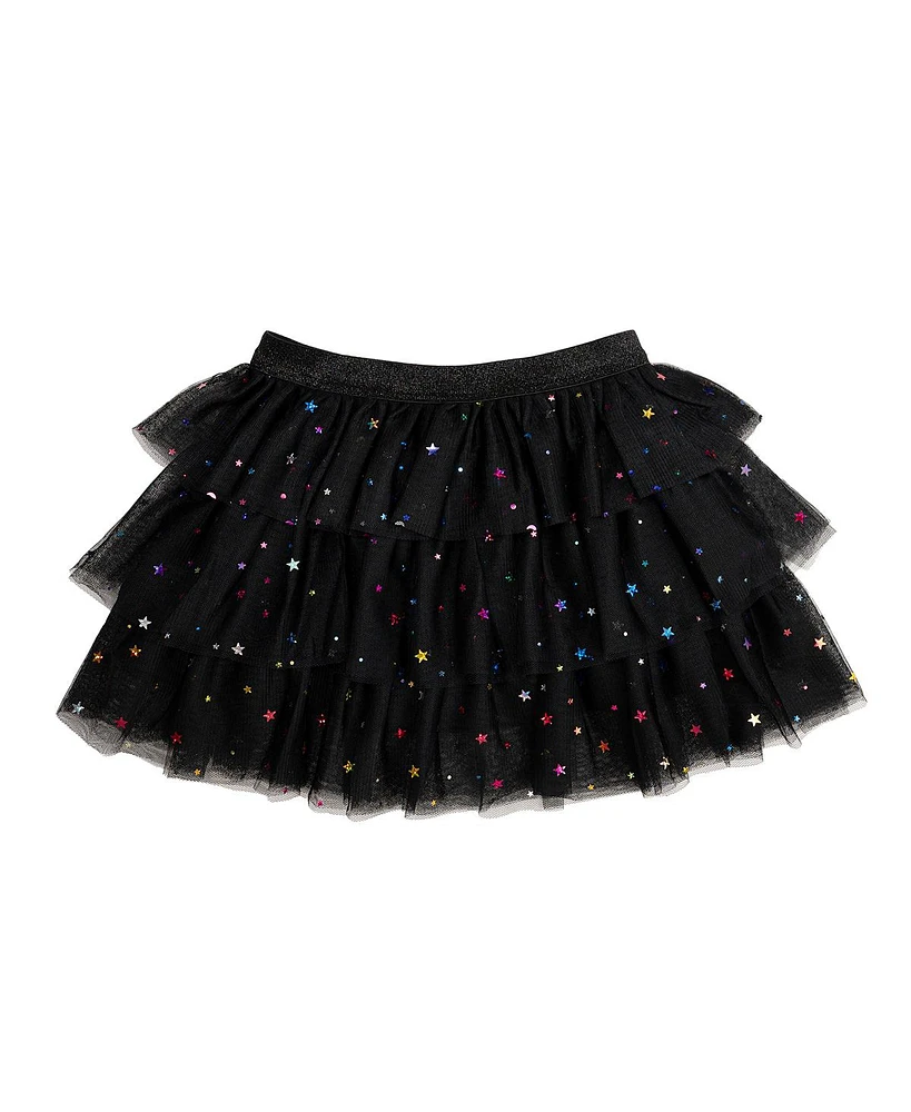 Sweet Wink Little and Big Girls Starry Night Petal Tutu Skirt