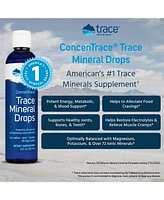 Trace Minerals ConcenTrace Drops | Full Spectrum Minerals | Ionic Liquid Magnesium, Chloride, Potassium | Low Sodium | Energy, Electrolytes