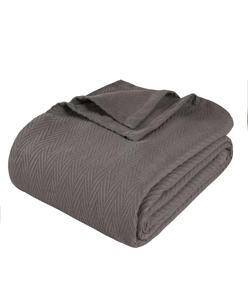 Superior Chevron All-Season Cotton Blanket