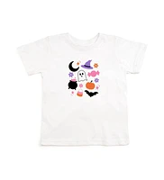 Sweet Wink Toddler Girls Halloween Fun Short Sleeve T-Shirt