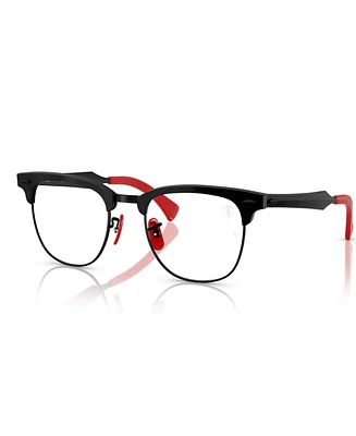 Ray-Ban Men's and Women's Rb4443vm Optics Scuderia Ferrari Collection Eyeglasses, RB3807VM