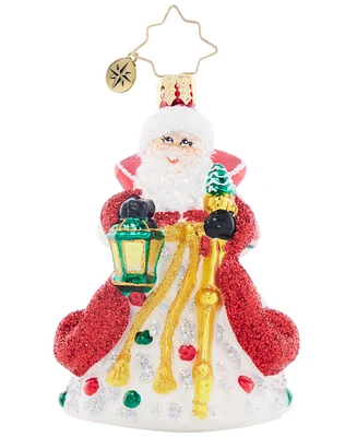 Christopher Radko Peppermint Sparkle Nicholas Gem Ornament