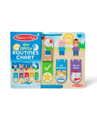 Melissa and Doug Daily Routines Chart in Display - Multi