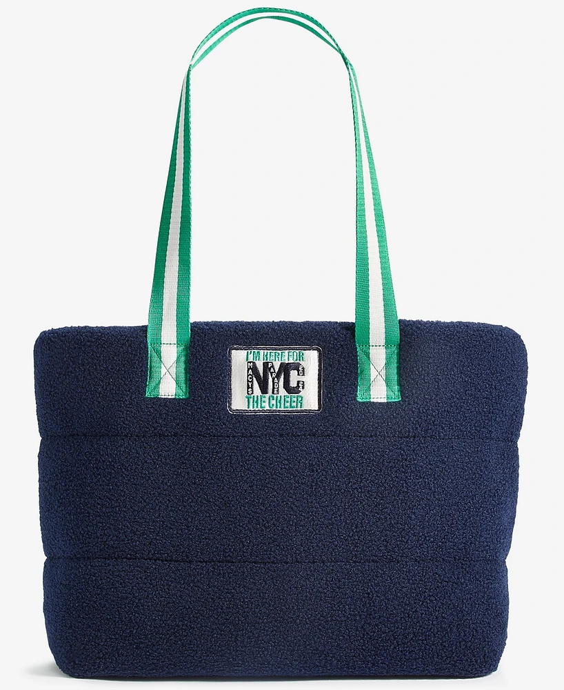 Macy's Thanksgiving Day Parade Faux-Sherpa Tote, Created for Macy's