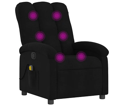 vidaXL Massage Recliner Chair Fabric