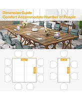 Tribesigns 71 in Conference Room Table, Meeting Table for 8 People, 6ft Conference Table, Modern Seminar Table, Boardroom Table, Large Table for Meeti