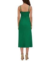 Siena Women's Satin Midi Dress