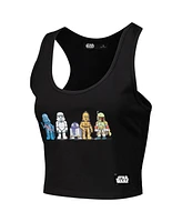 Freeze Max Women's Star Wars Tri-Blend Cropped Racerback Tank Top