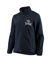 Dunbrooke Women's Navy Tennessee Titans Full-Zip Sonoma Softshell Jacket